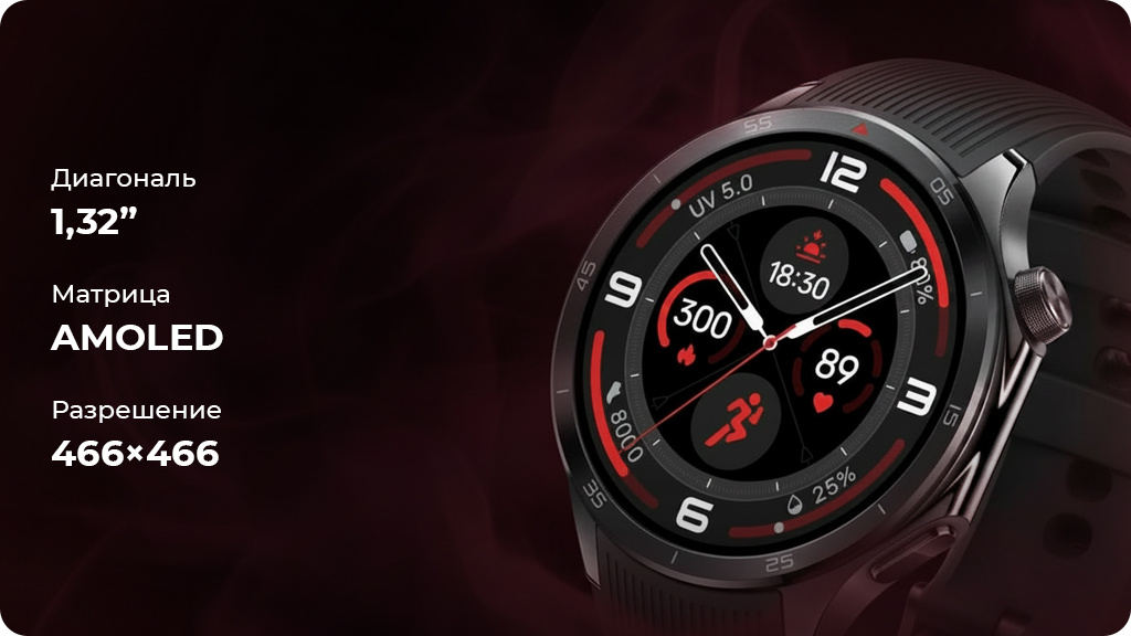 Умные часы OnePlus Watch 3 43mm Global Черный